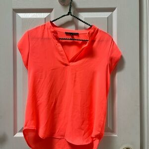 Vibrant Coral Women's Top
